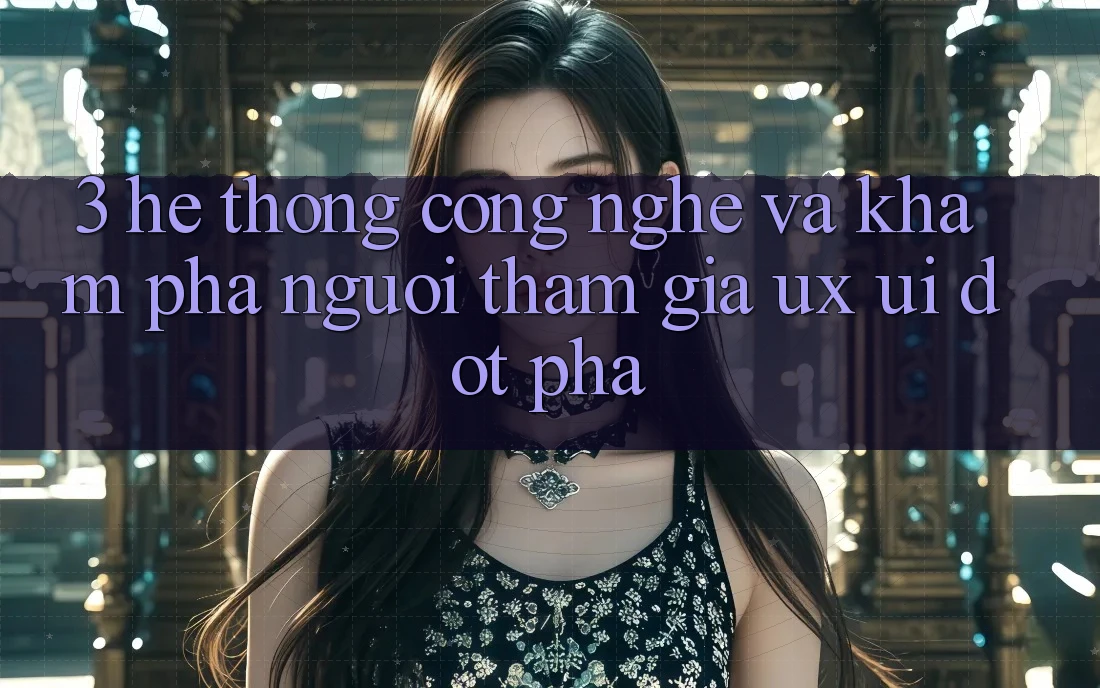 3. Hệ thống Công Nghệ Và Khám phá Người tham gia (UX/UI) Đột Phá
