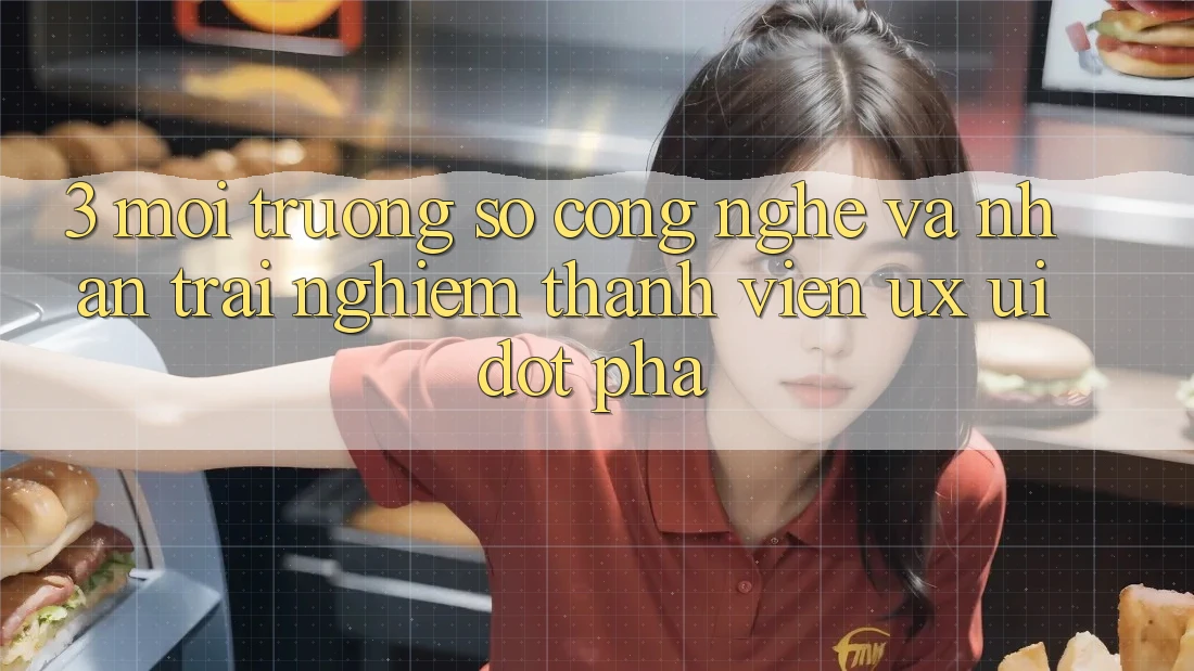 3. Môi trường số Công Nghệ Và Nhận trải nghiệm Thành viên (UX/UI) Đột Phá