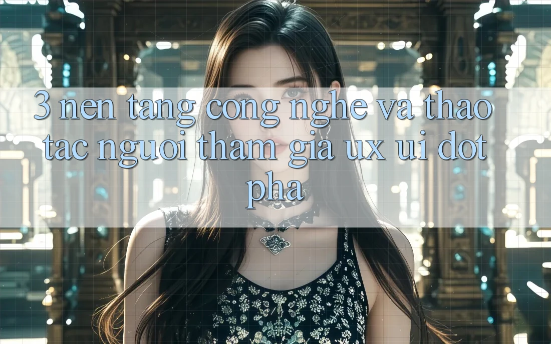 3. Nền Tảng Công Nghệ Và Thao tác Người tham gia (UX/UI) Đột Phá