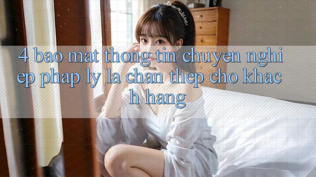 4. Bảo Mật Thông Tin & Chuyên nghiệp Pháp Lý: Lá Chắn Thép Cho Khách hàng