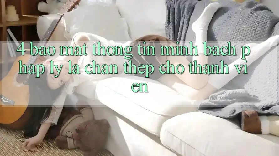 4. Bảo Mật Thông Tin & Minh bạch Pháp Lý: Lá Chắn Thép Cho Thành viên