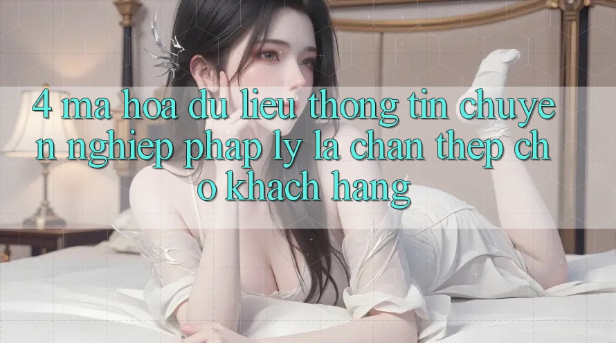 4. Mã hóa dữ liệu Thông Tin & Chuyên nghiệp Pháp Lý: Lá Chắn Thép Cho Khách hàng