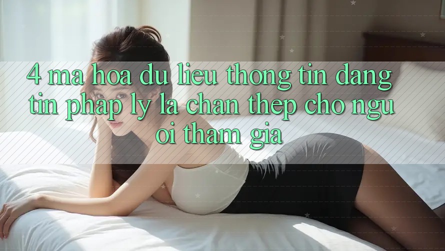 4. Mã hóa dữ liệu Thông Tin & Đáng tin Pháp Lý: Lá Chắn Thép Cho Người tham gia