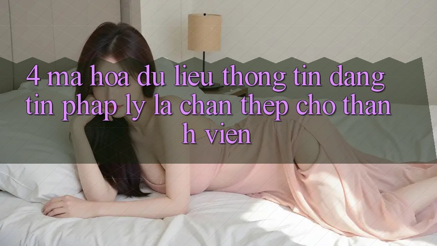 4. Mã hóa dữ liệu Thông Tin & Đáng tin Pháp Lý: Lá Chắn Thép Cho Thành viên