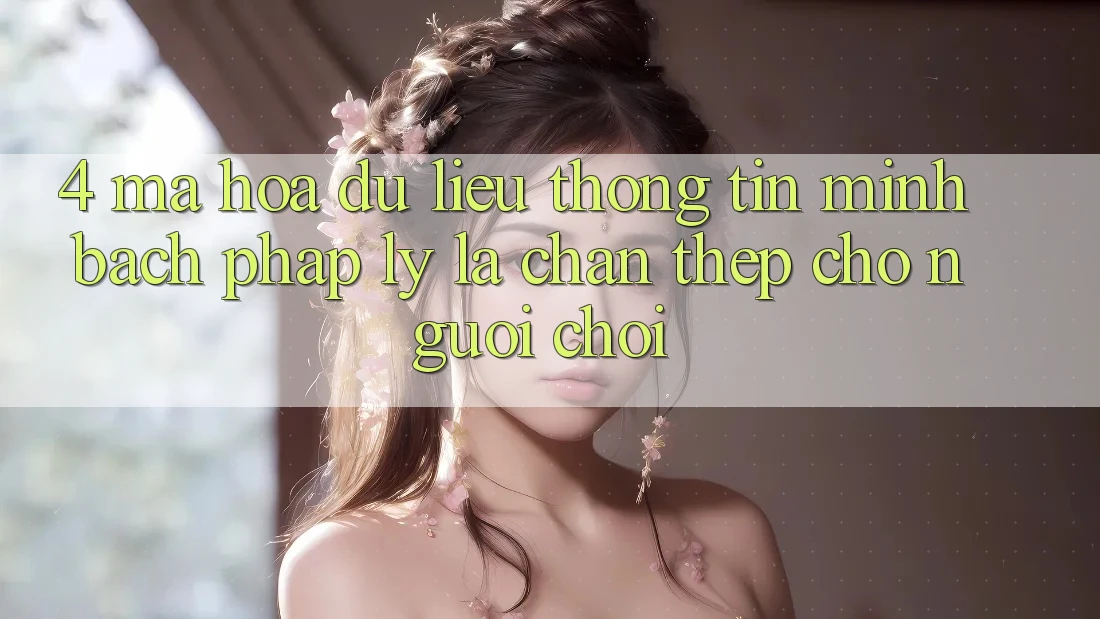 4. Mã hóa dữ liệu Thông Tin & Minh bạch Pháp Lý: Lá Chắn Thép Cho Người Chơi