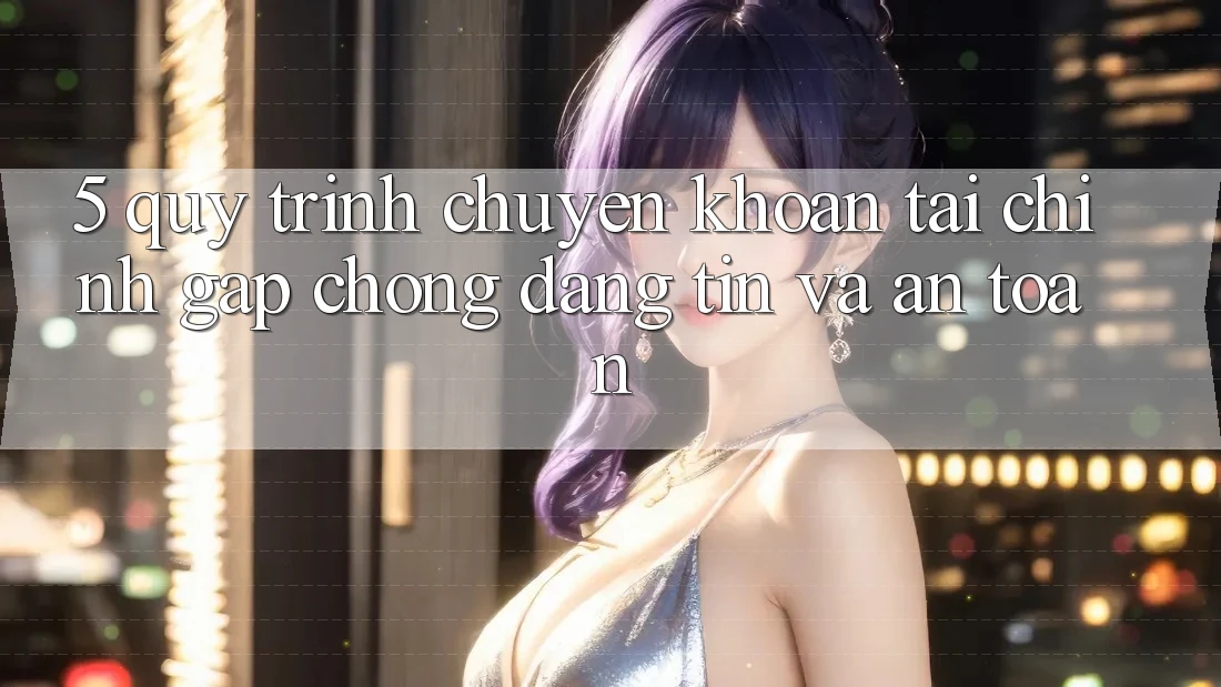 5. Quy Trình Chuyển khoản Tài Chính: Gấp Chóng, Đáng tin Và An Toàn
