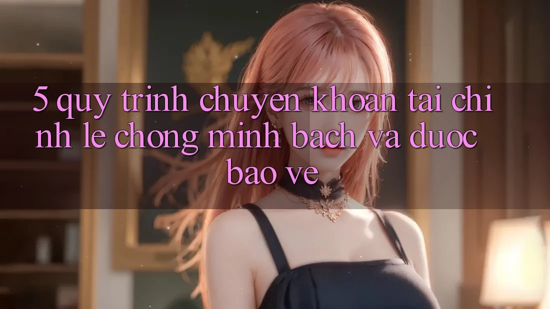 5. Quy Trình Chuyển khoản Tài Chính: Lẹ Chóng, Minh Bạch Và Được bảo vệ