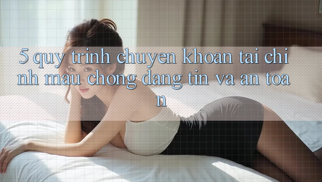5. Quy Trình Chuyển khoản Tài Chính: Mau Chóng, Đáng tin Và An Toàn