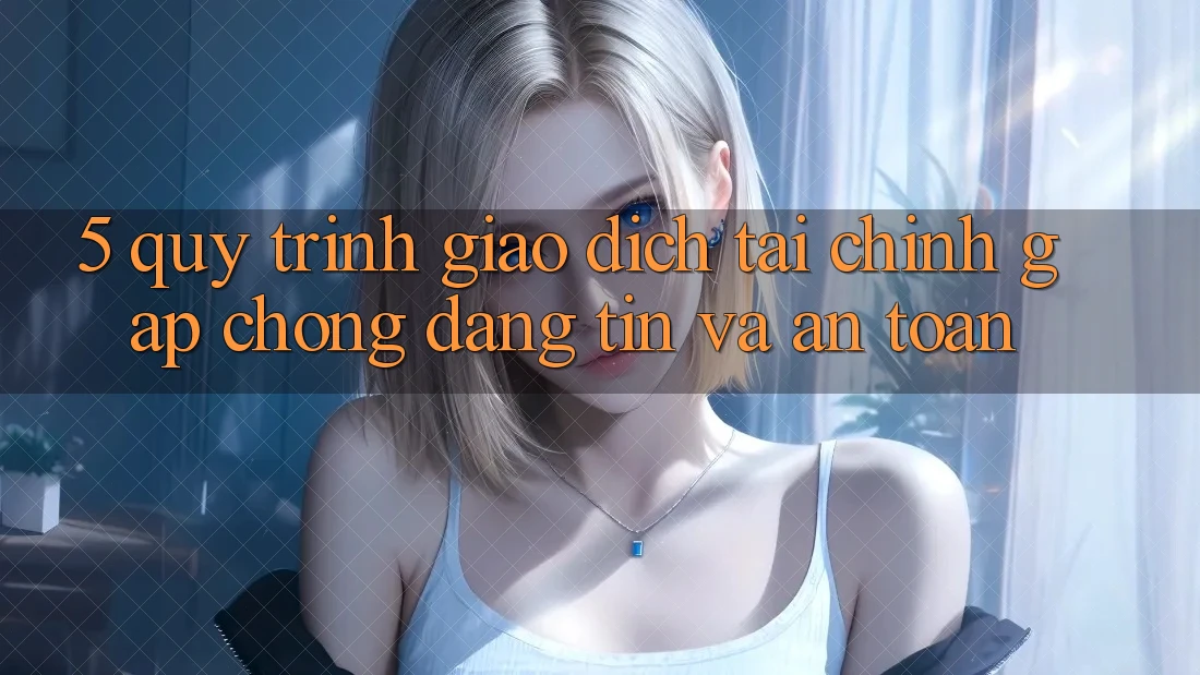 5. Quy Trình Giao Dịch Tài Chính: Gấp Chóng, Đáng tin Và An Toàn