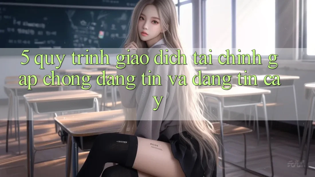 5. Quy Trình Giao Dịch Tài Chính: Gấp Chóng, Đáng tin Và Đáng tin cậy