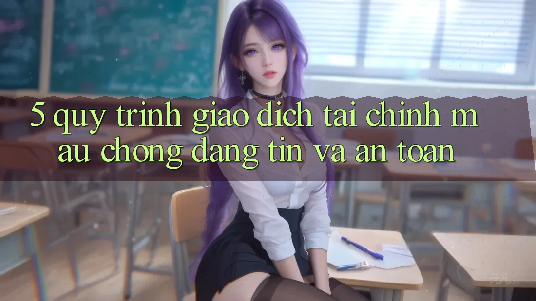 5. Quy Trình Giao Dịch Tài Chính: Mau Chóng, Đáng tin Và An Toàn