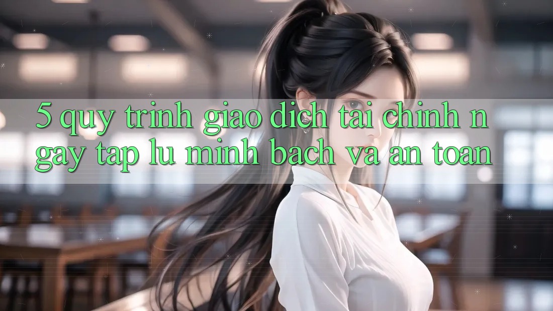 5. Quy Trình Giao Dịch Tài Chính: Ngay tắp lự, Minh Bạch Và An Toàn