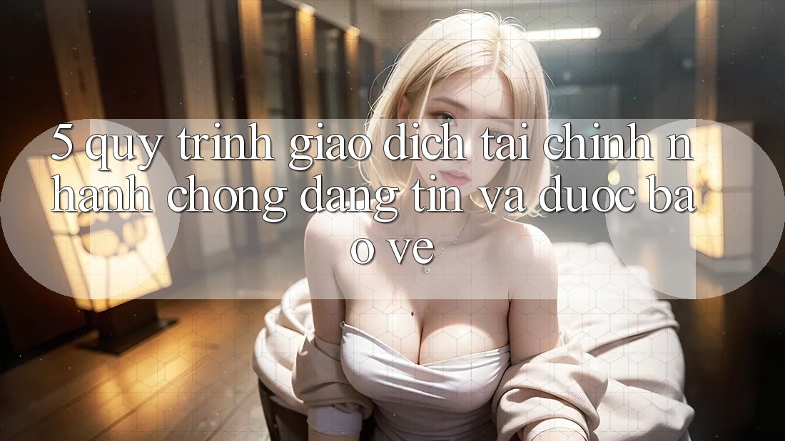 5. Quy Trình Giao Dịch Tài Chính: Nhanh Chóng, Đáng tin Và Được bảo vệ