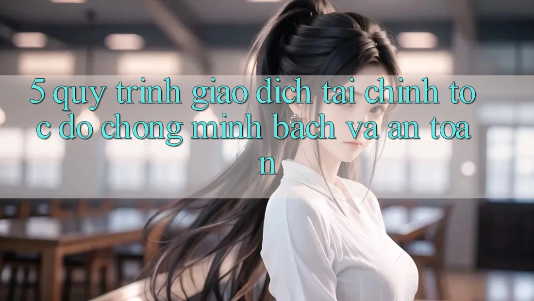 5. Quy Trình Giao Dịch Tài Chính: Tốc độ Chóng, Minh Bạch Và An Toàn