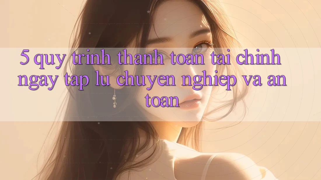 5. Quy Trình Thanh toán Tài Chính: Ngay tắp lự, Chuyên nghiệp Và An Toàn