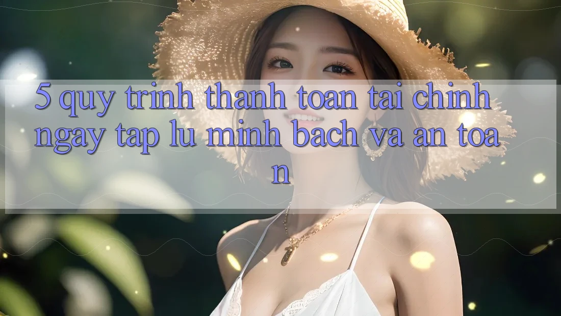 5. Quy Trình Thanh toán Tài Chính: Ngay tắp lự, Minh Bạch Và An Toàn