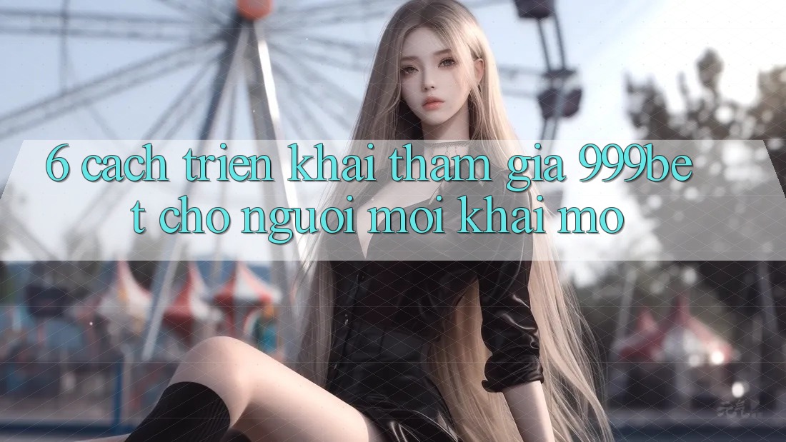 6. Cách triển khai Tham Gia 999bet Cho Người Mới Khai mở