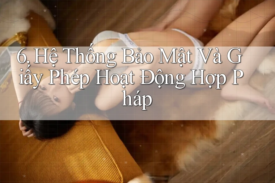 6. Hệ Thống Bảo Mật Và Giấy Phép Hoạt Động Hợp Pháp