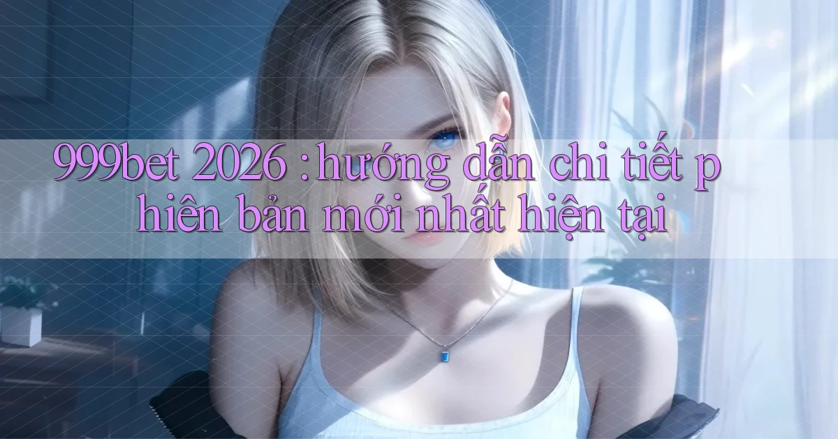 999bet 2026 hướng dẫn chi tiết phiên bản mới nhất hiện tại