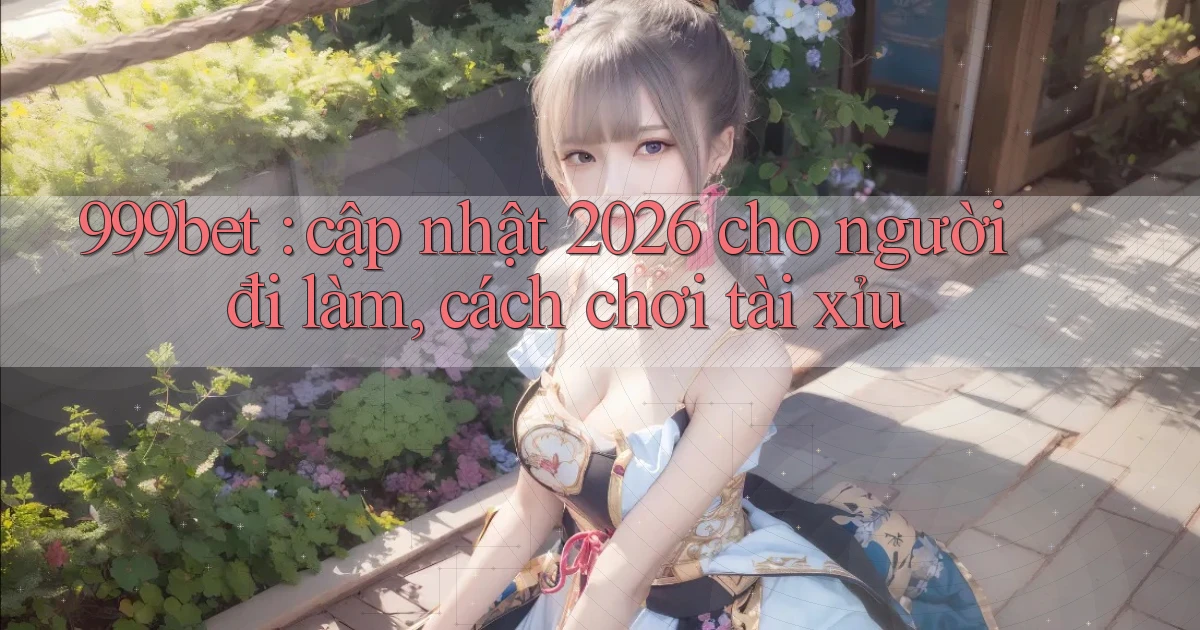 999bet cập nhật 2026 cho người đi làm, cách chơi tài xỉu