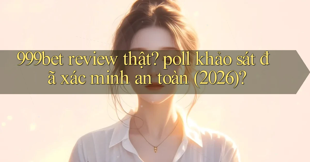 999bet review thật poll khảo sát đã xác minh an toàn (2026)