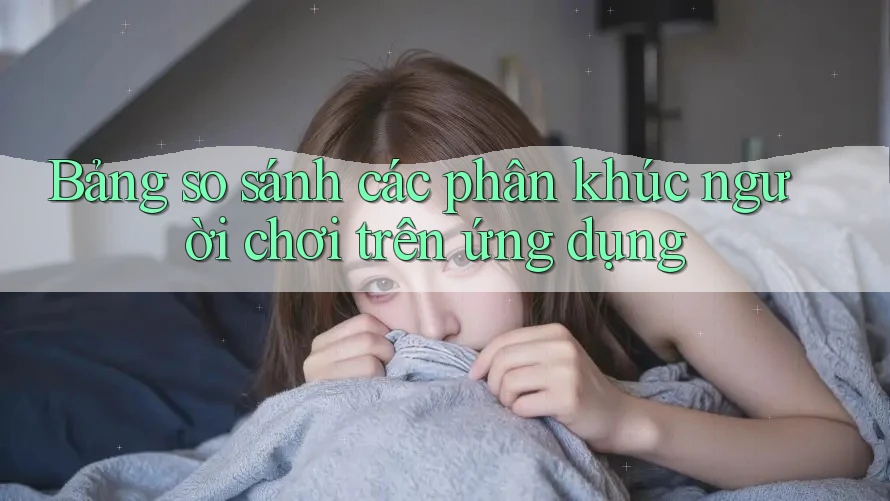 Bảng so sánh các phân khúc người chơi trên ứng dụng