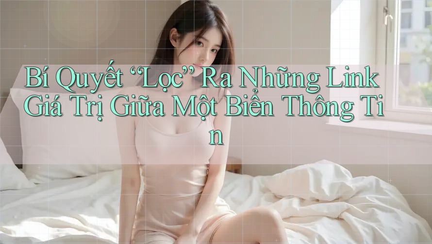 Bí Quyết “Lọc” Ra Những Link Giá Trị Giữa Một Biển Thông Tin