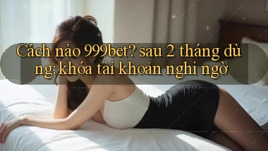 Cách nào 999bet sau 2 tháng dùng khóa tài khoản nghi ngờ