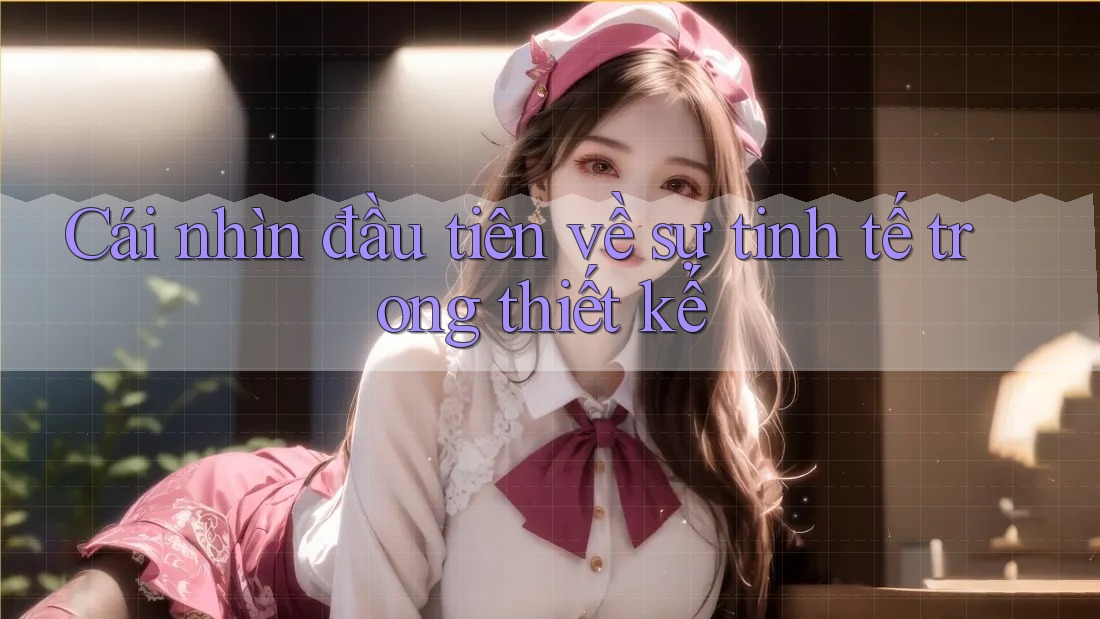 Cái nhìn đầu tiên về sự tinh tế trong thiết kế