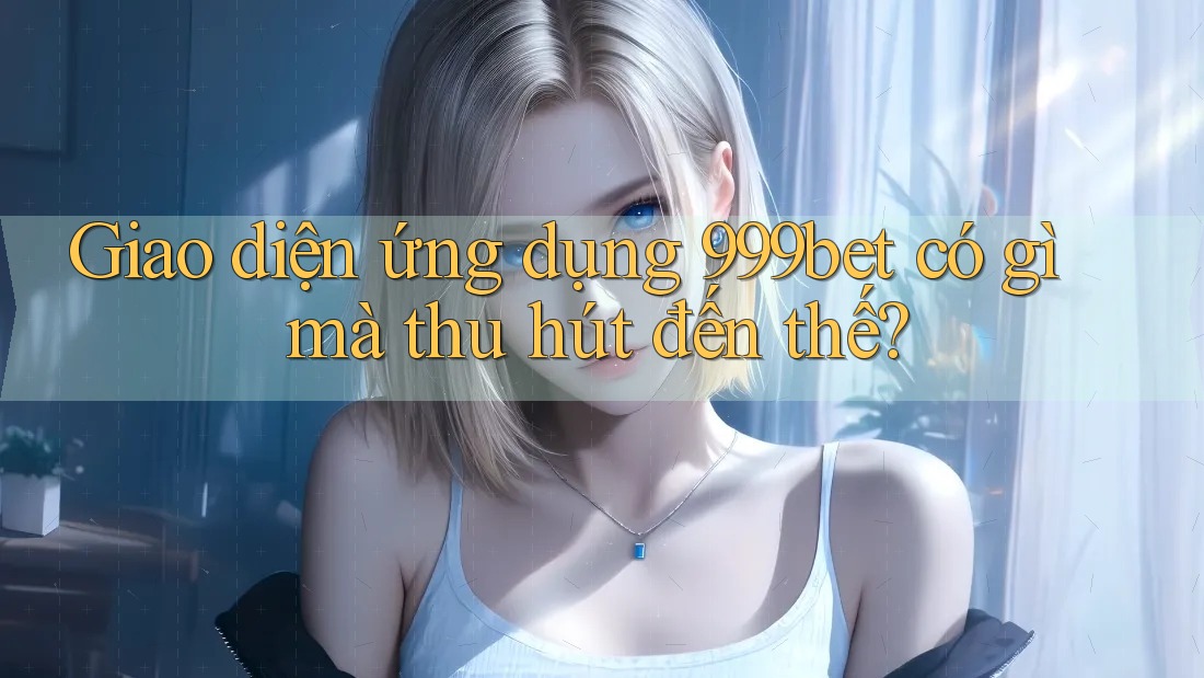 Giao diện ứng dụng 999bet có gì mà thu hút đến thế?
