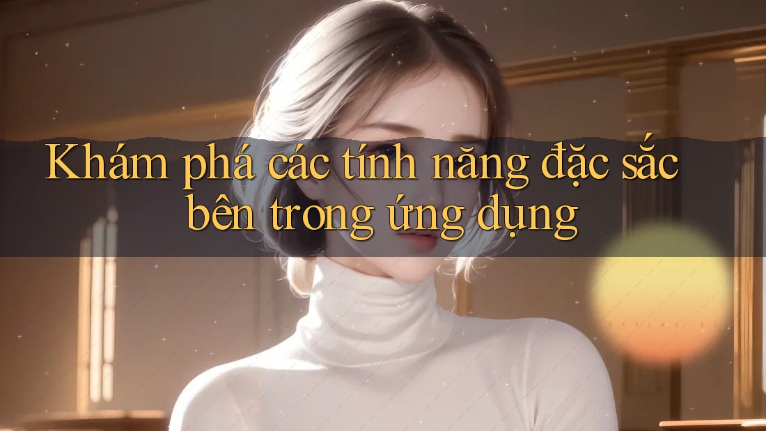 Khám phá các tính năng đặc sắc bên trong ứng dụng