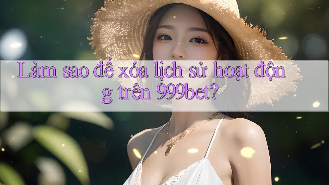 Làm sao để xóa lịch sử hoạt động trên 999bet?