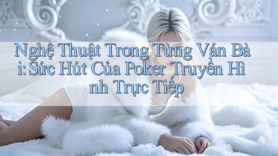 Nghệ Thuật Trong Từng Ván Bài: Sức Hút Của Poker Truyền Hình Trực Tiếp