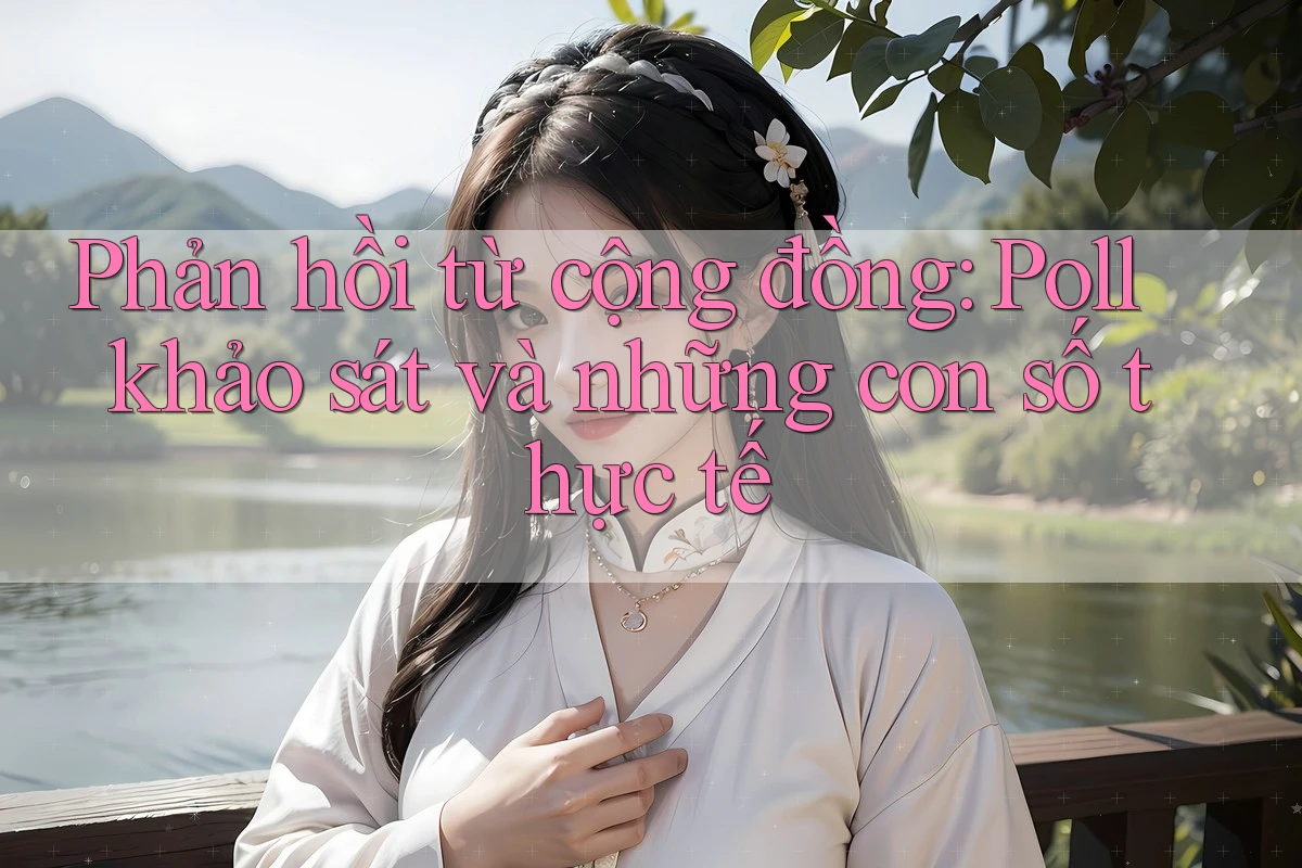 Phản hồi từ cộng đồng: Poll khảo sát và những con số thực tế