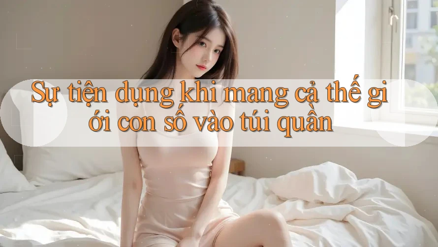 Sự tiện dụng khi mang cả thế giới con số vào túi quần