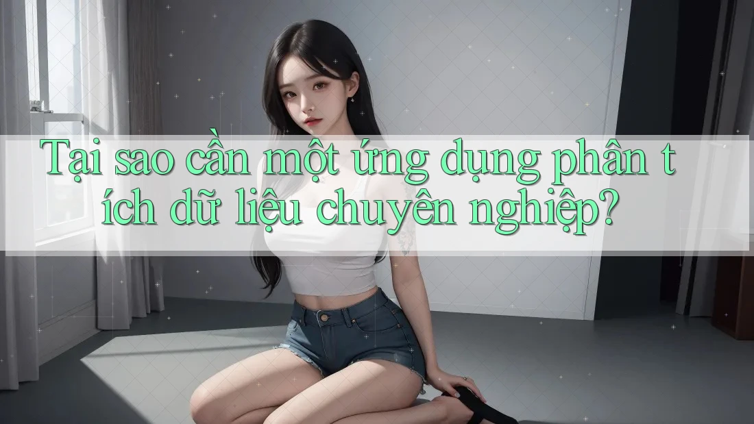 Tại sao cần một ứng dụng phân tích dữ liệu chuyên nghiệp?