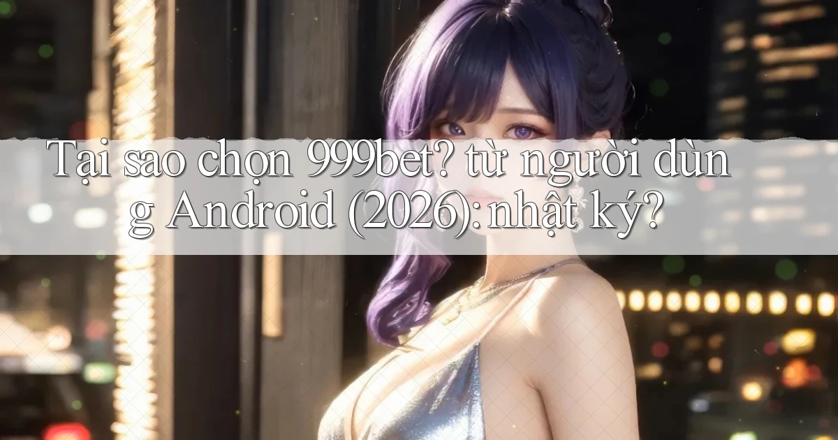 Tại sao chọn 999bet từ người dùng Android (2026) nhật ký