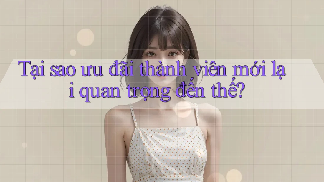 Tại sao ưu đãi thành viên mới lại quan trọng đến thế?