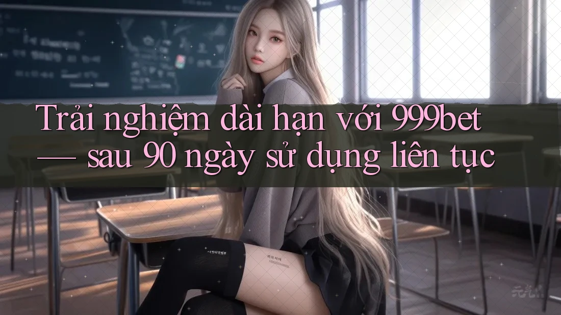 Trải nghiệm dài hạn với 999bet — sau 90 ngày sử dụng liên tục